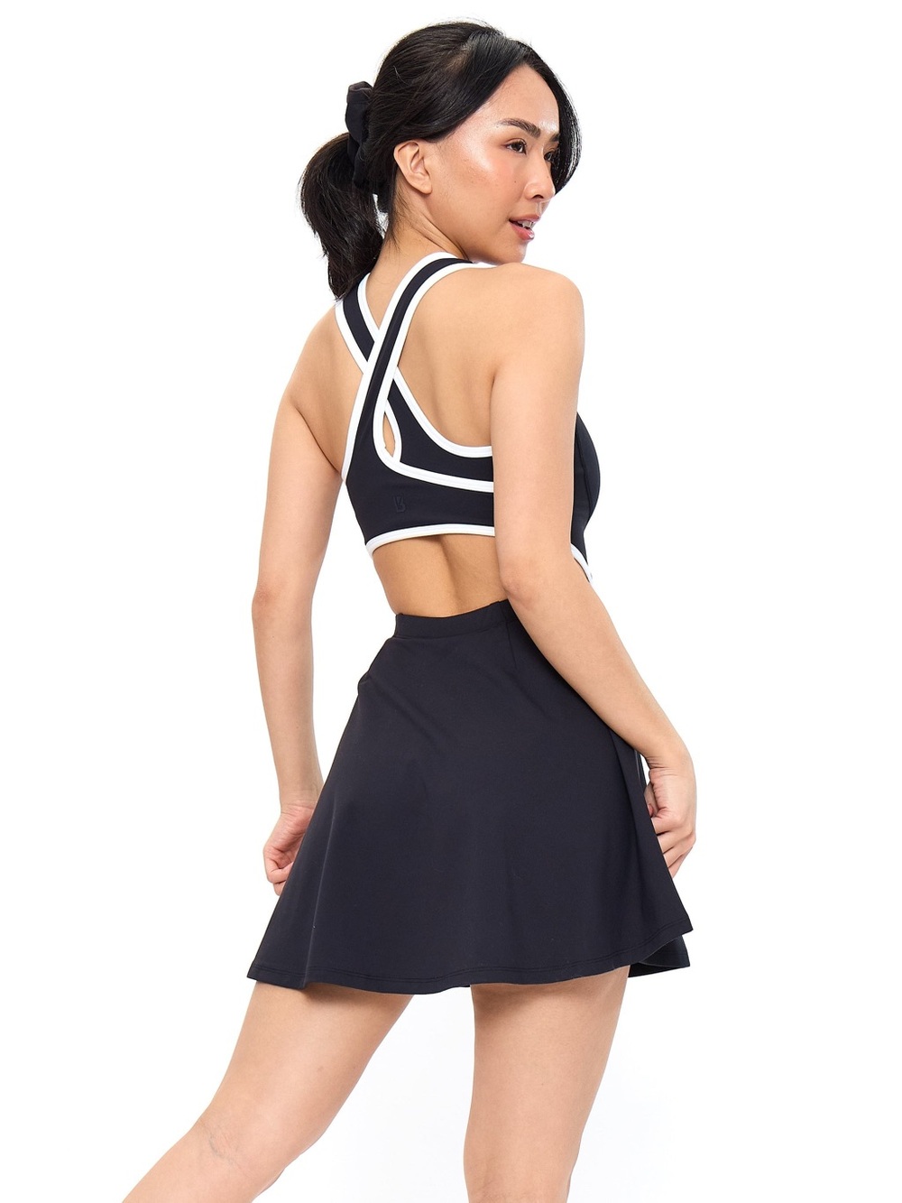 New Buffbunny Collection The Sporty Story Dress in Onyx Black Size Small